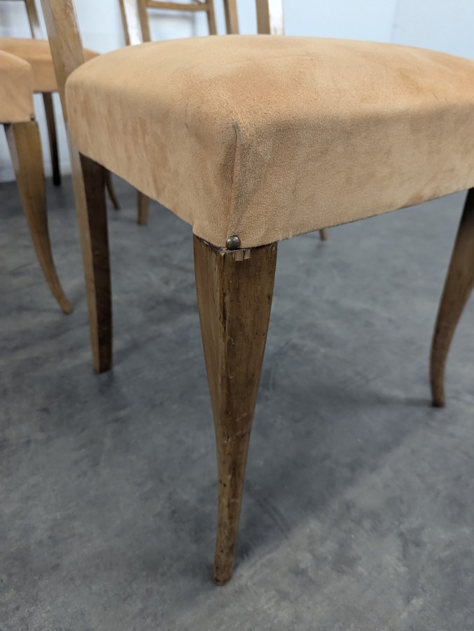 Série de 6 chaises de style Directoire en merisier