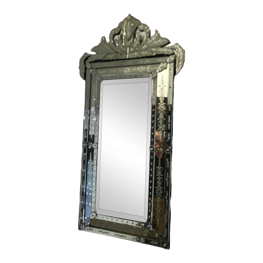 Grand miroir vénitien 70x140 cm