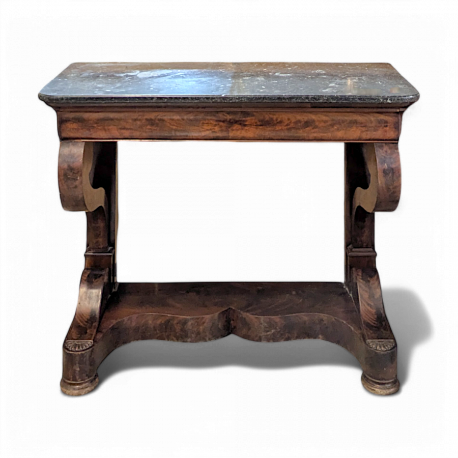 Console en acajou époque restauration