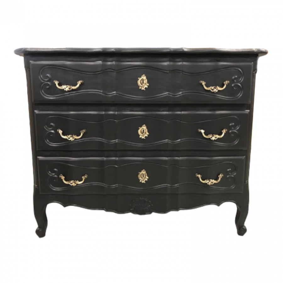 Commode Baroque noire