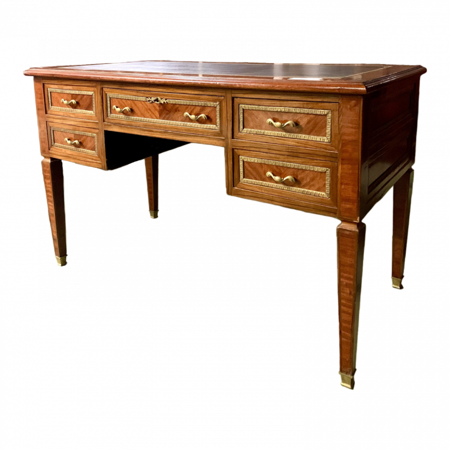 Elégant bureau de style Louis XVI en bois de rose