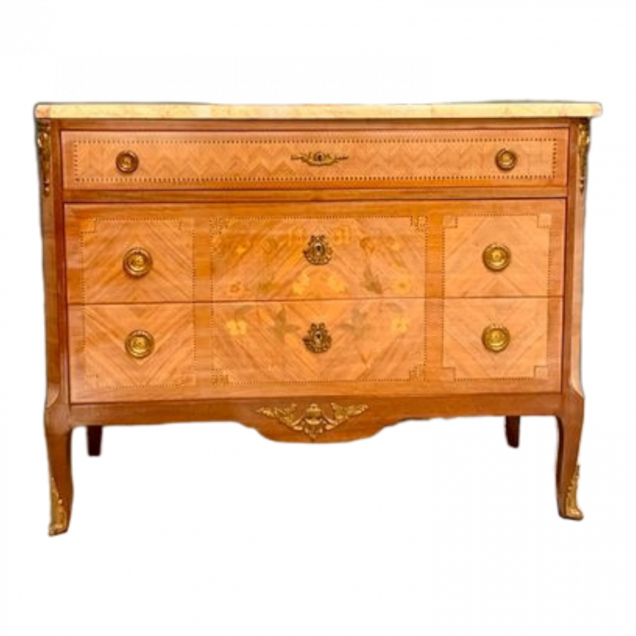 Commode transition en marqueterie