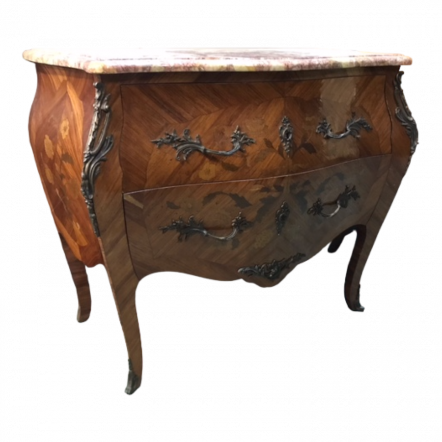 Commode Marqueterie de bois de rose