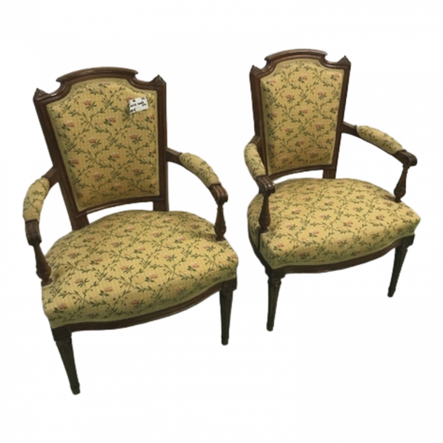 Paire de fauteuils époque Louis XVI