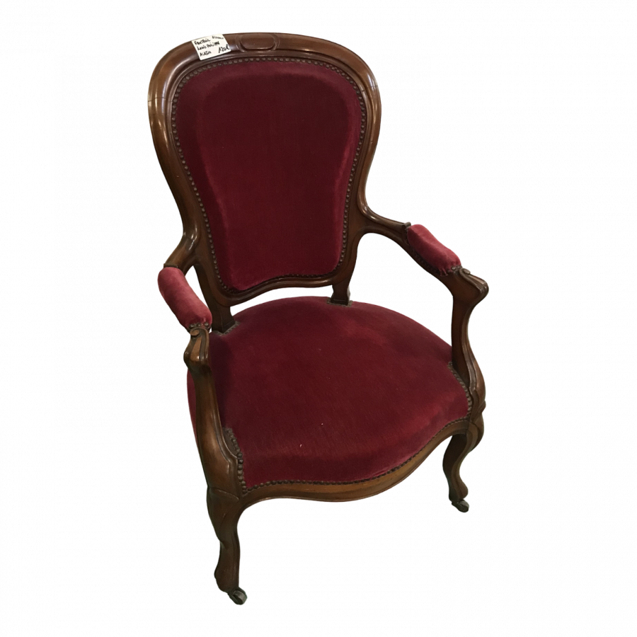 Fauteuil Louis Philippe en Acajou