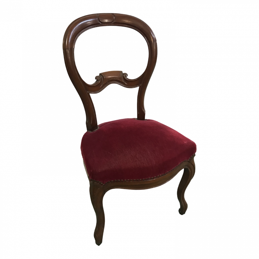 Chaise Louis Philippe en Acajou