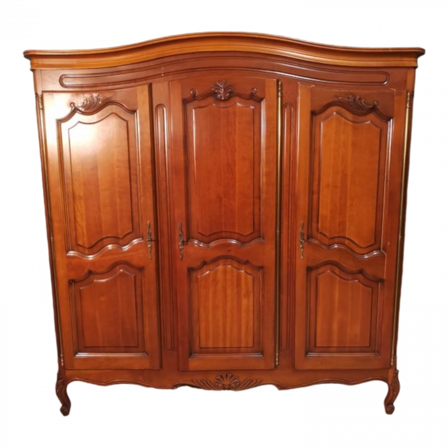 Armoire 3 portes en merisier