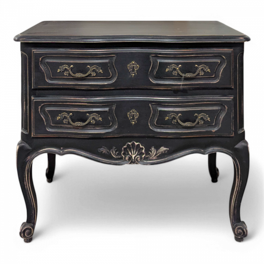 Commode baroque noire