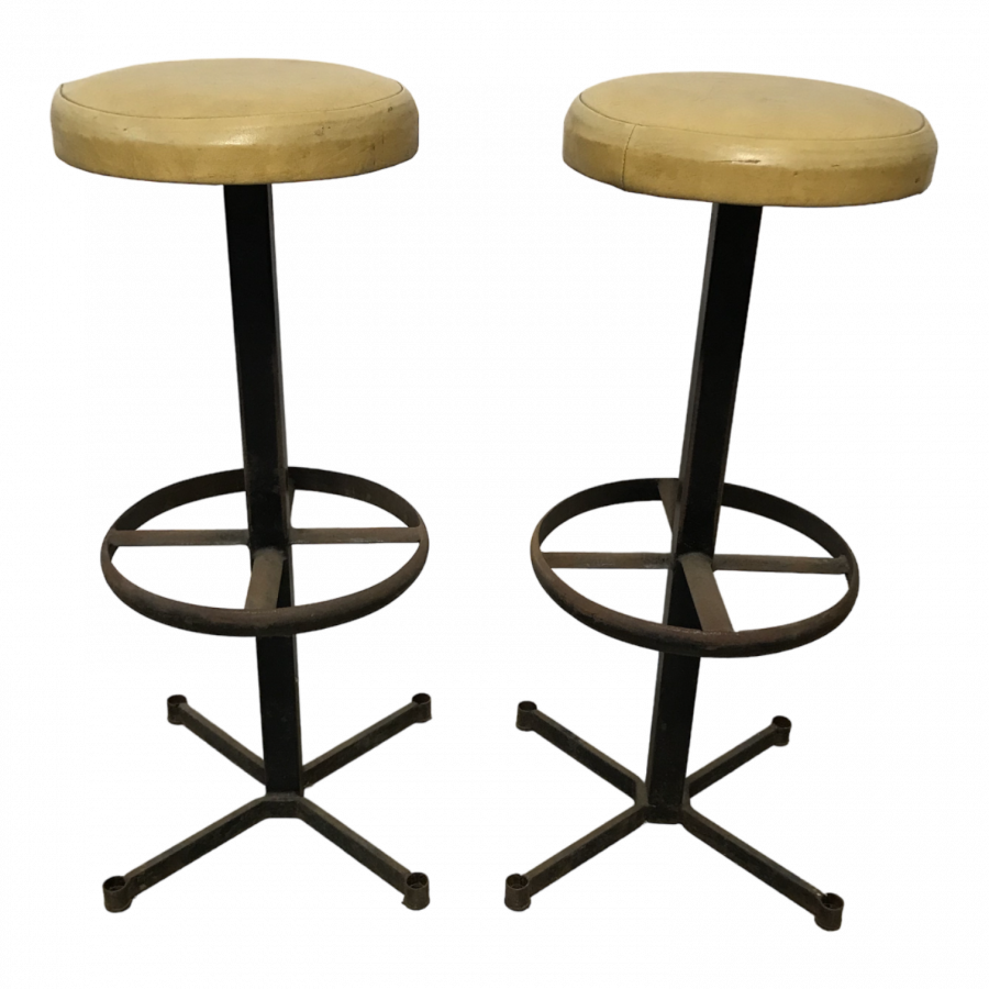 Paire de Tabouret de bar vintage