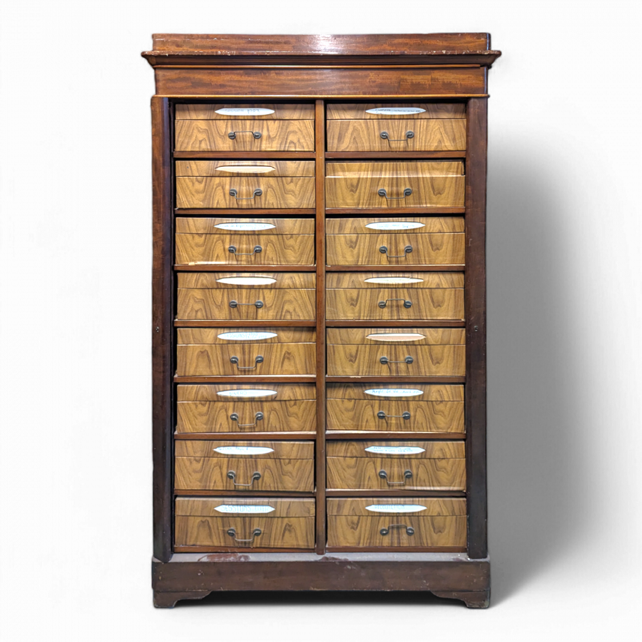 Cartonnier époque 19e en acajou
