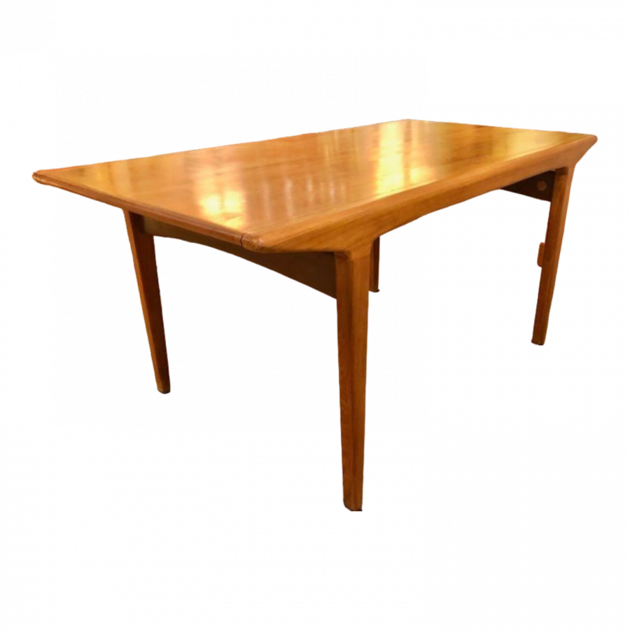 Table à rallonge scandinave des années 60