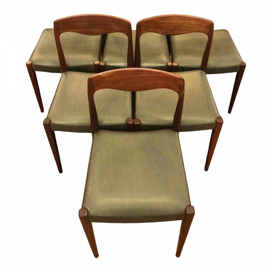 Superbe série de 6 chaises Niels Otto Moller