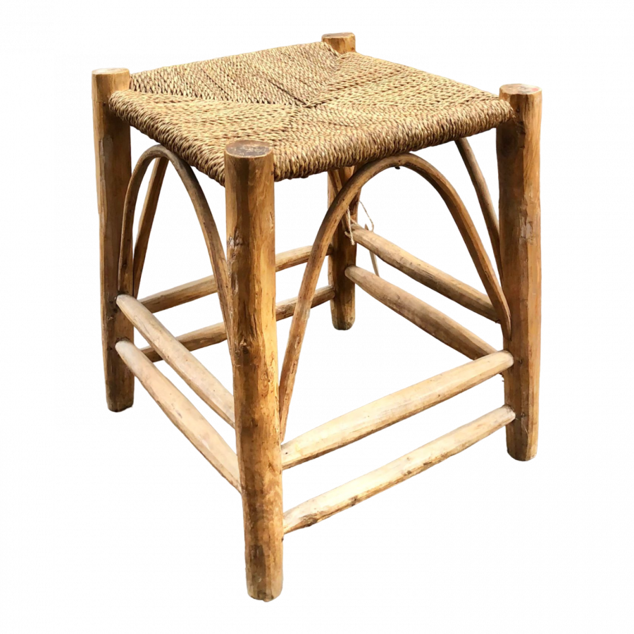 Tabouret rustique