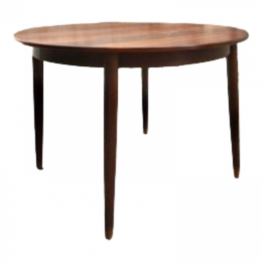 Table à allonges en palissandre années 50