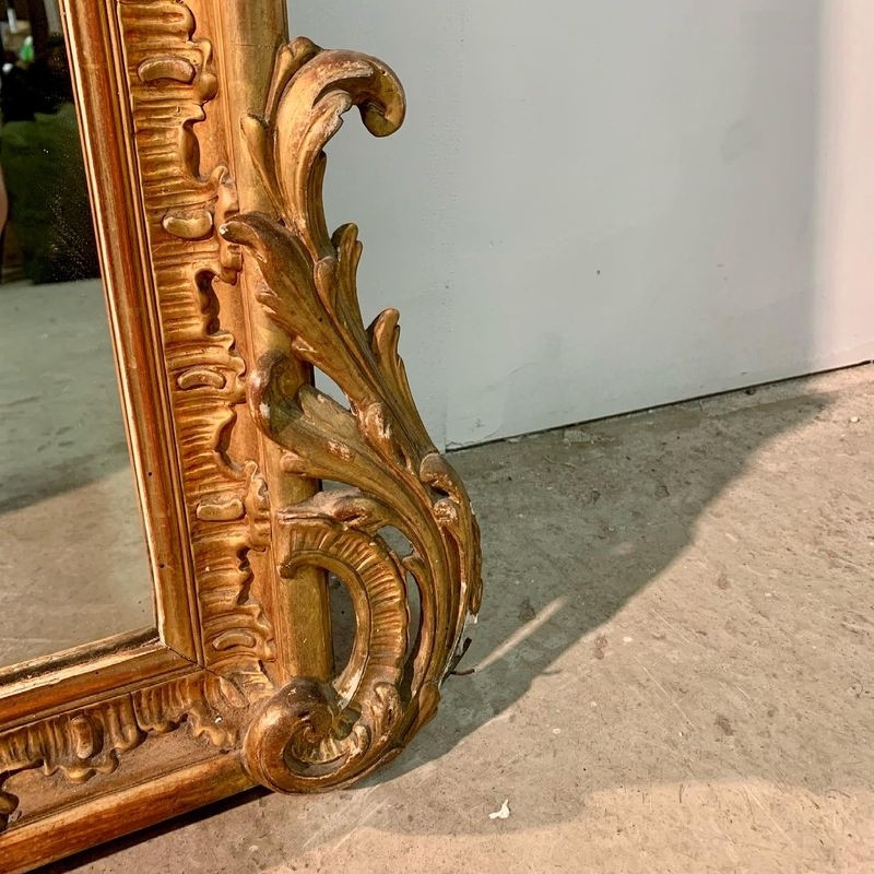 Superbe miroir en bois doré