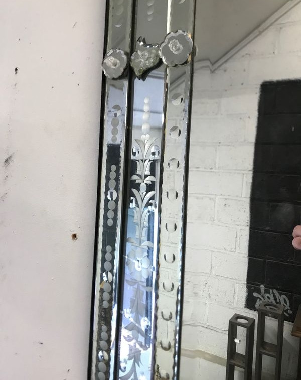 Grand miroir vénitien 70x140 cm