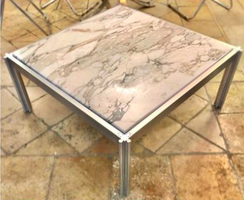 Table basse en marbre Georges Ciancimino