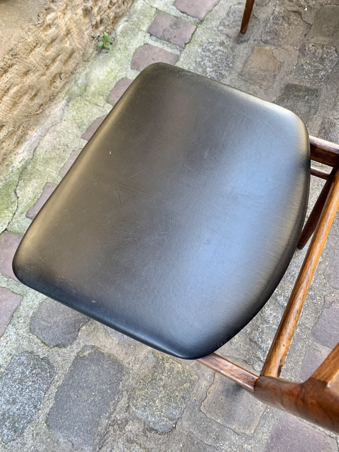 Série de 6 chaises Henry Rosengren Hansen pour Brande Møbelindustri