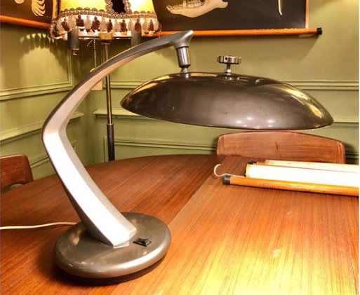 Lampe boomerang des années 60 par Fase