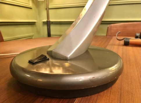 Lampe boomerang des années 60 par Fase