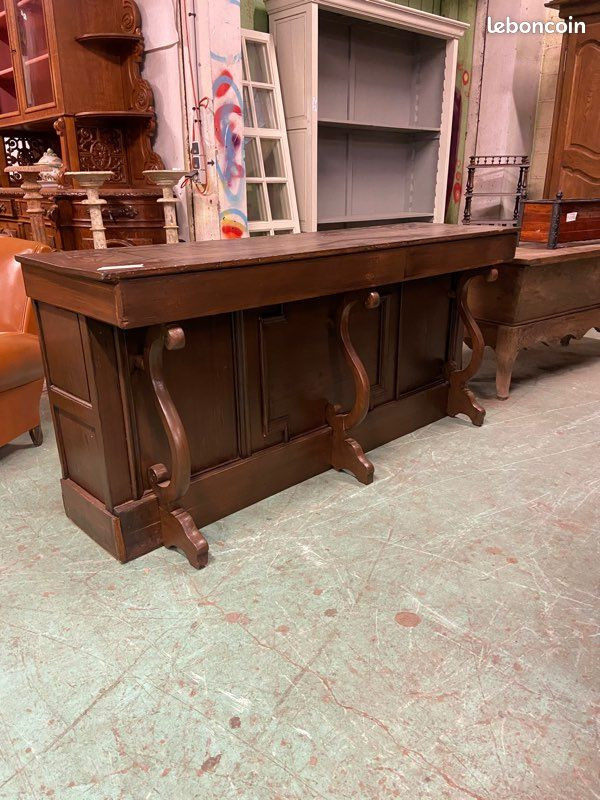 Meuble de métier comptoir de drapier