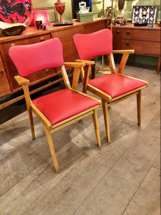 Jolie paire de fauteuils bridges