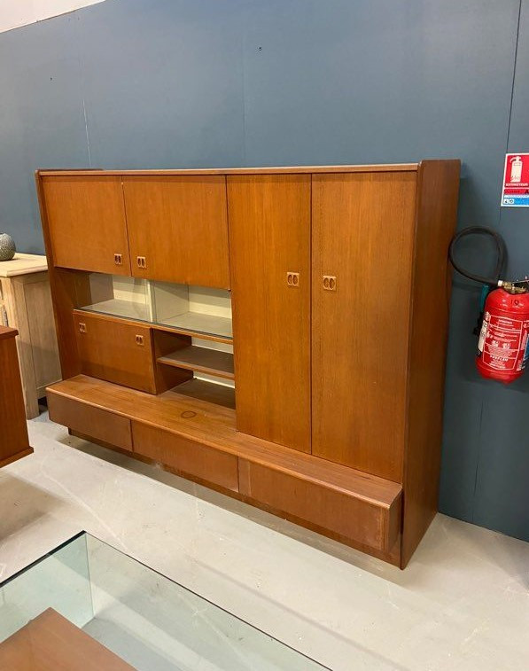 Buffet living scandinave en teck