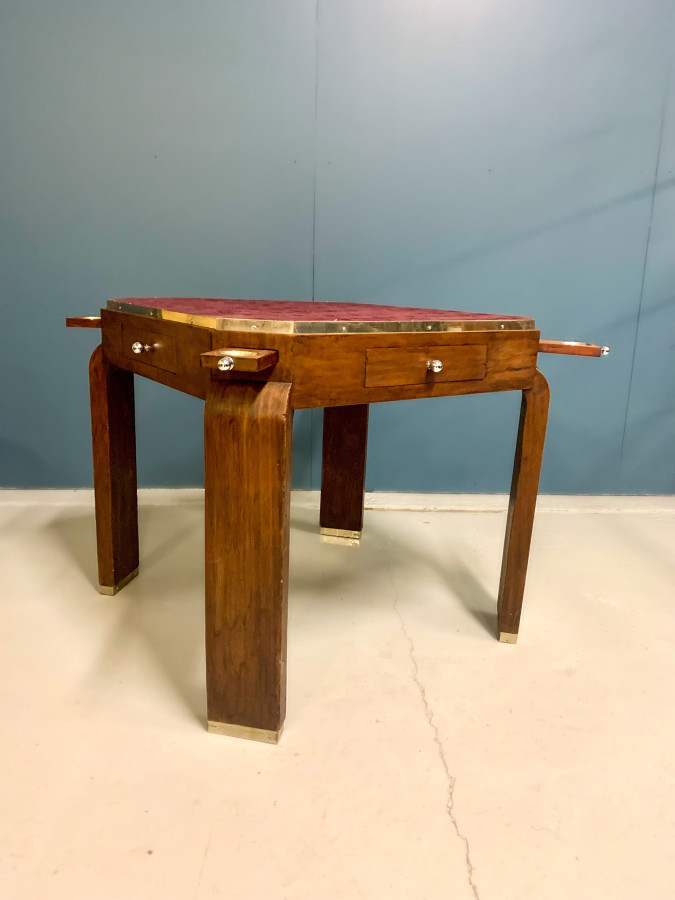 Table à jeux art déco