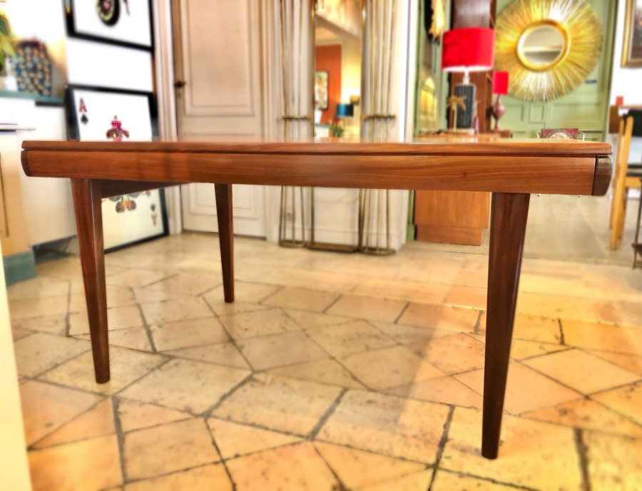 Superbe table scandinave avec allonges