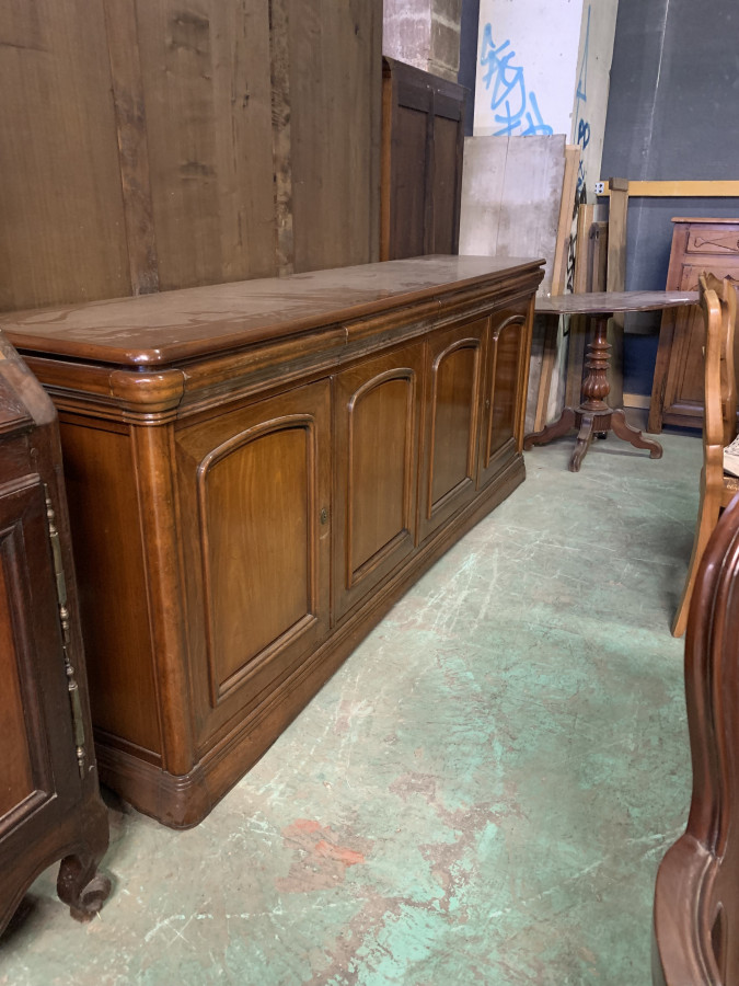 Grande enfilade en merisier de style Louis Philippe
