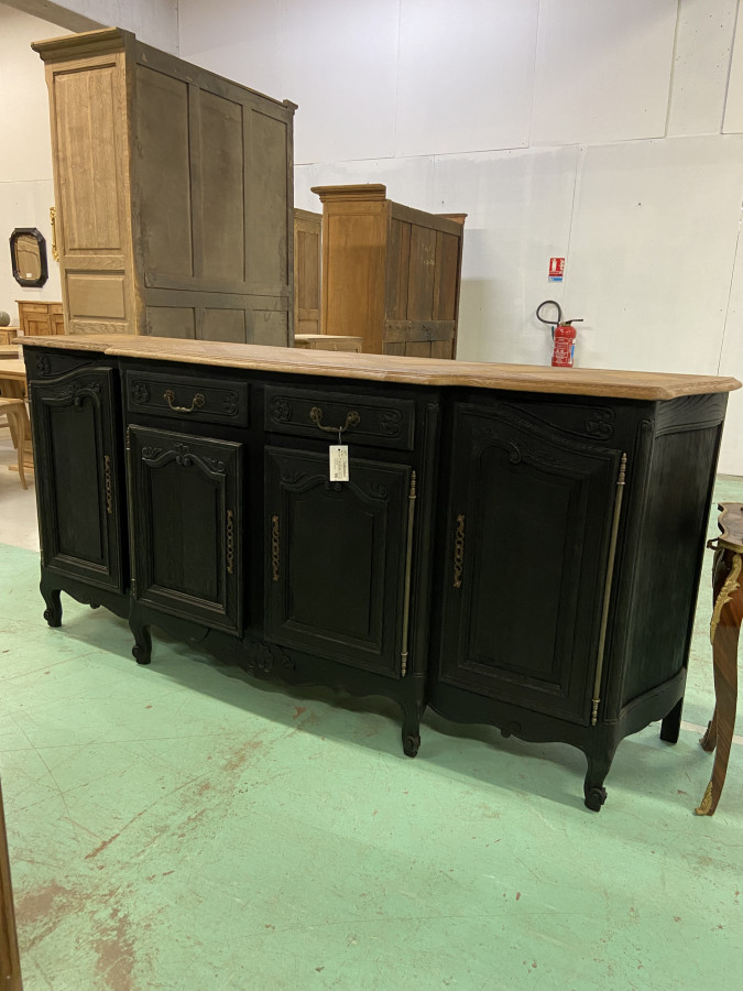 Superbe enfilade noire et cirée