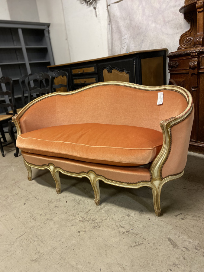 Petite banquette de style Louis XV