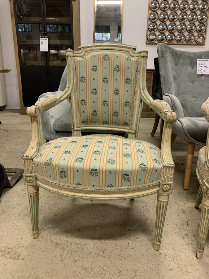 Paire de fauteuils d'époque Louis XVI