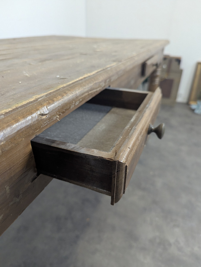 Table de ferme rustique