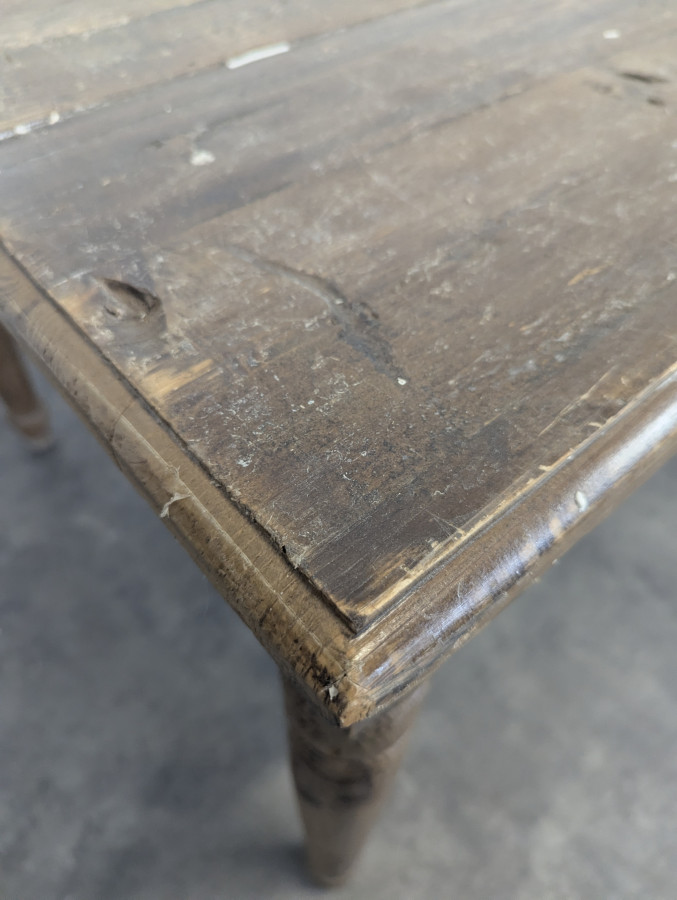 Table de ferme rustique