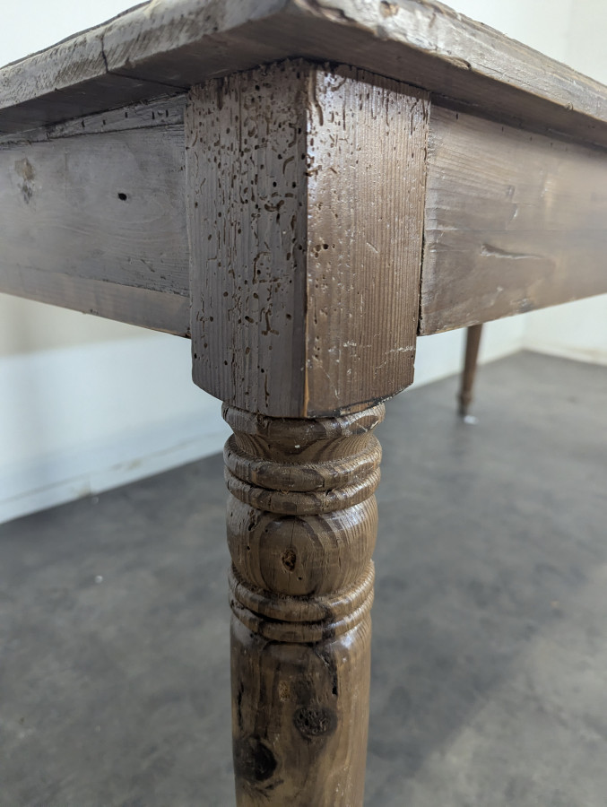 Table de ferme rustique