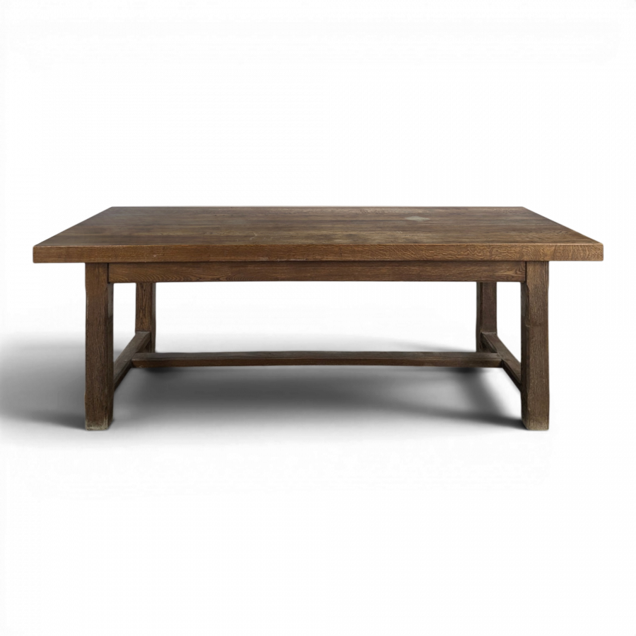 Table de ferme en chêne massif