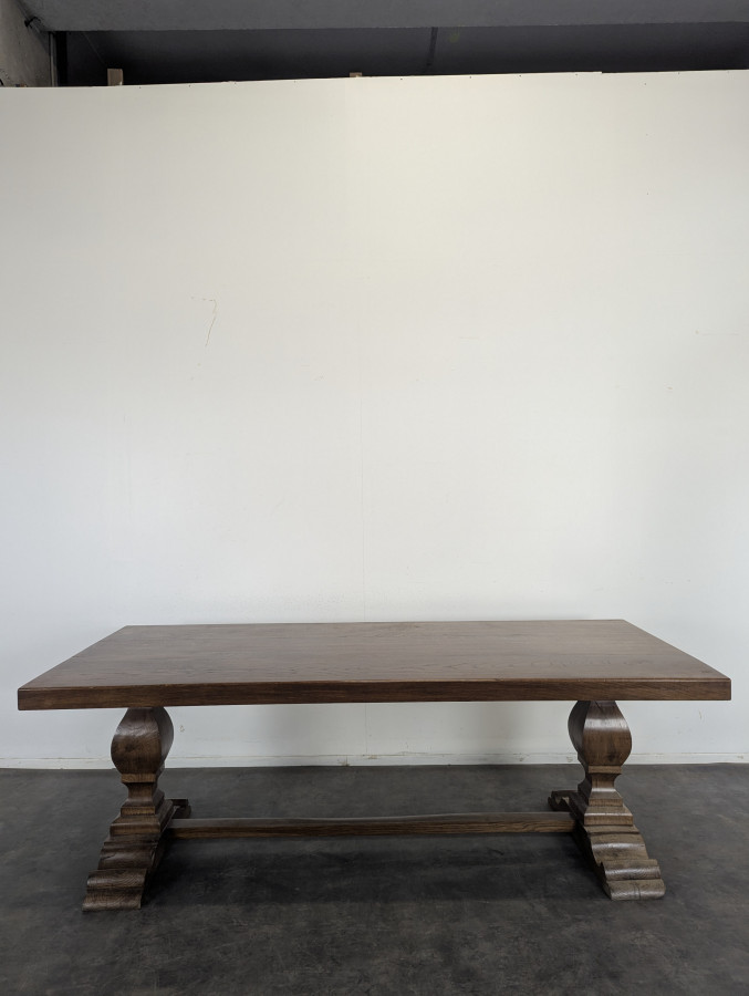 Table de monastère en chêne massif