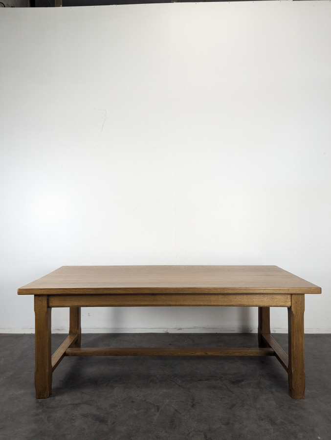 Table de ferme en chêne massif