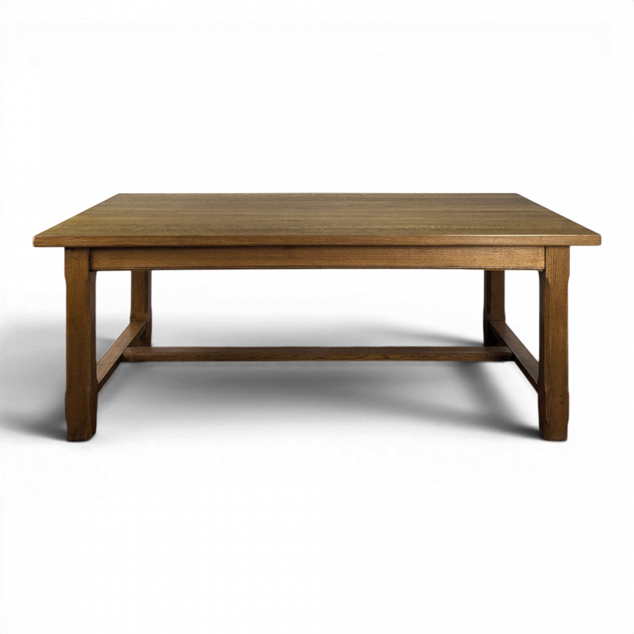 Table de ferme en chêne massif