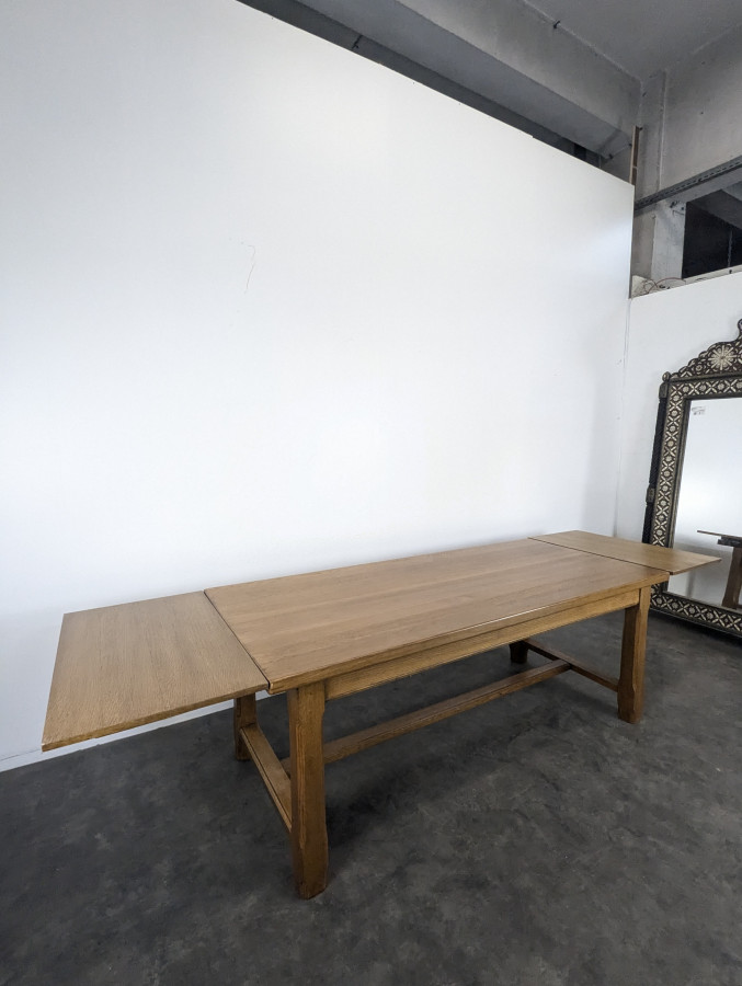 Table de ferme en chêne massif