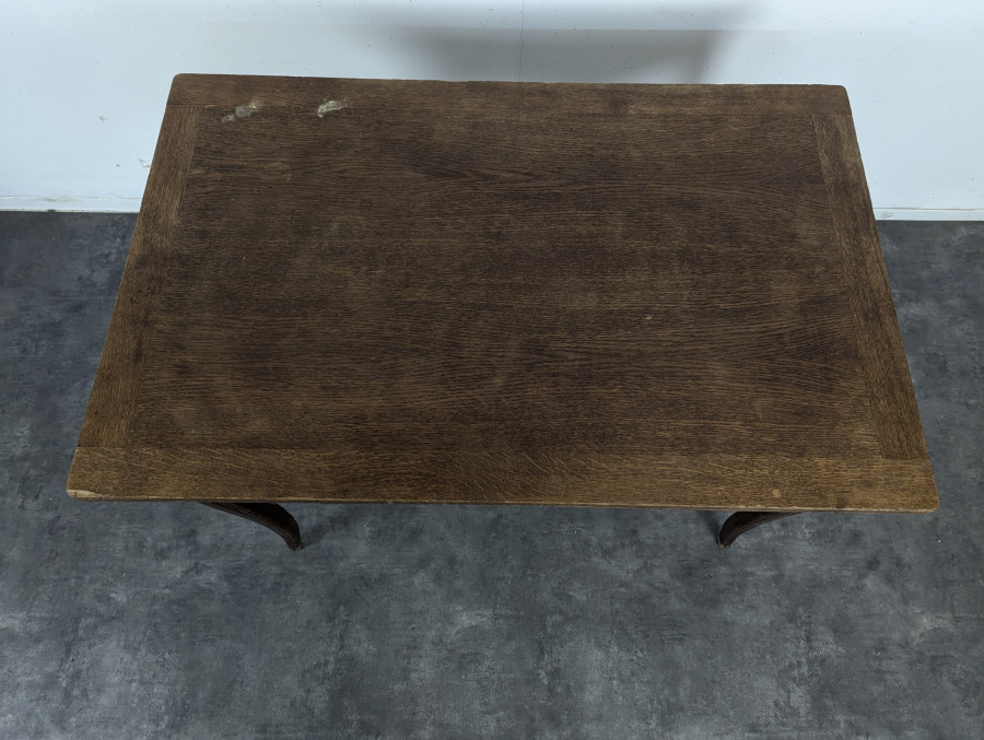Table de ferme en chêne de style Louis XV