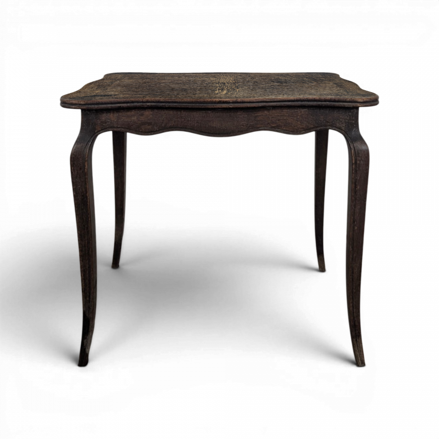 Table basse de style Louis XV néo-rustique
