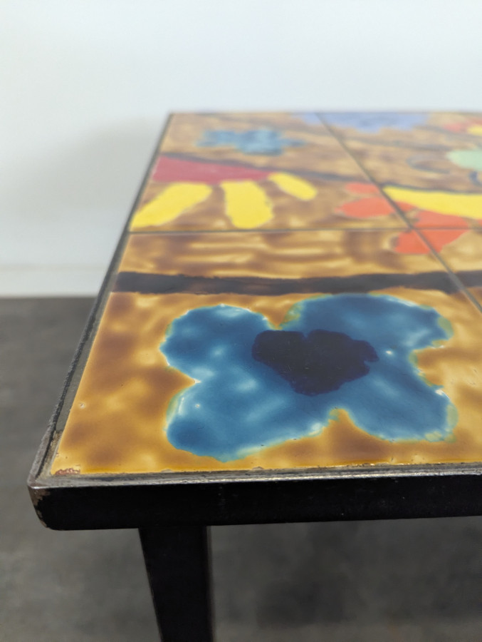 Table basse en céramique des années 60