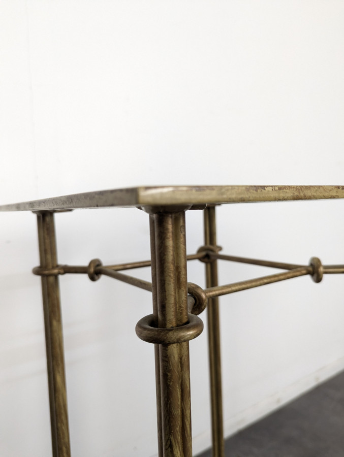 Sellette en fer forgé dans le style de Diego Giacometti